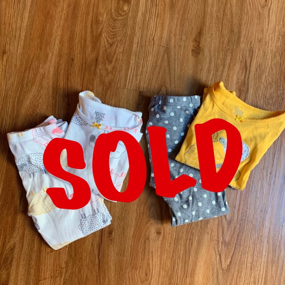 SOLD! JUST ONE YOU BY CARTER’S 🐑 GIRL PJ’S